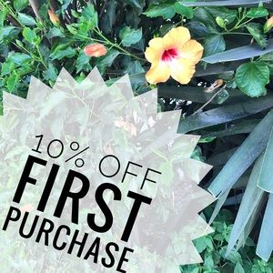 10% OFF FIRST PURCHASE